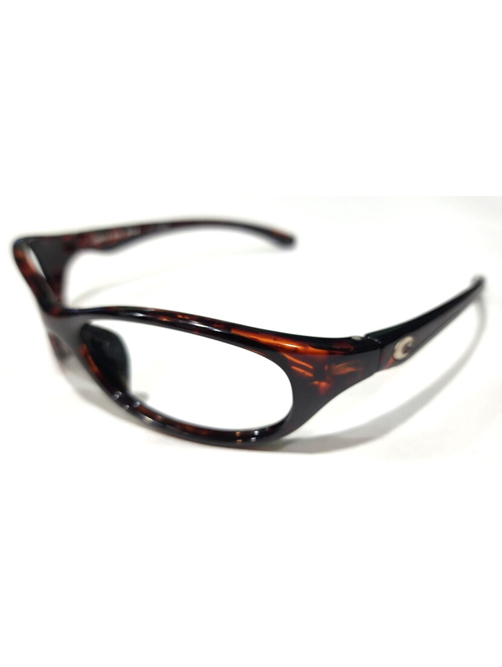 Costa Del Mar Frigate FT10 No Lenses Tortoise Wrap Sunglasses Frame Taiwan